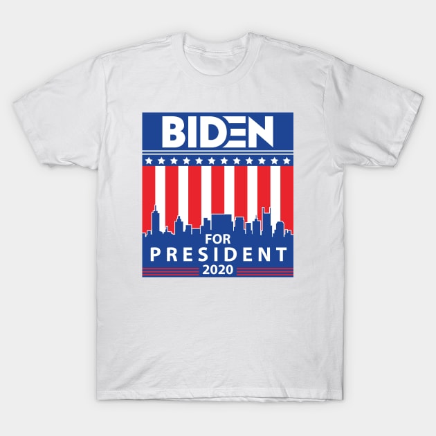 Biden for president 2020 T-Shirt by MShams13